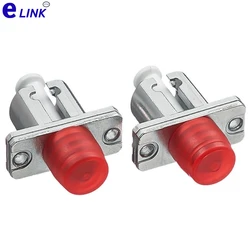 Adaptador Fibra Óptica LC-FC Híbrido Doble Hembra SM/MM FTTH