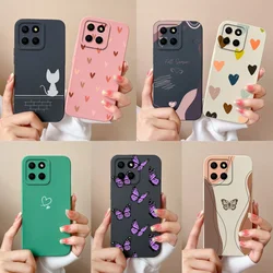 Funda Huawei Honor X6/X6S/X6A Plus Silicona Mariposa Corazón Cámara
