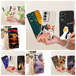Para Oppo A5 5G funda CPH2735 Linda funda de dibujos animados suave TPU mate funda de teléfono para Oppo A5 Pro A5Pro 5G CPH2695 OppoA5 bolsas Capa