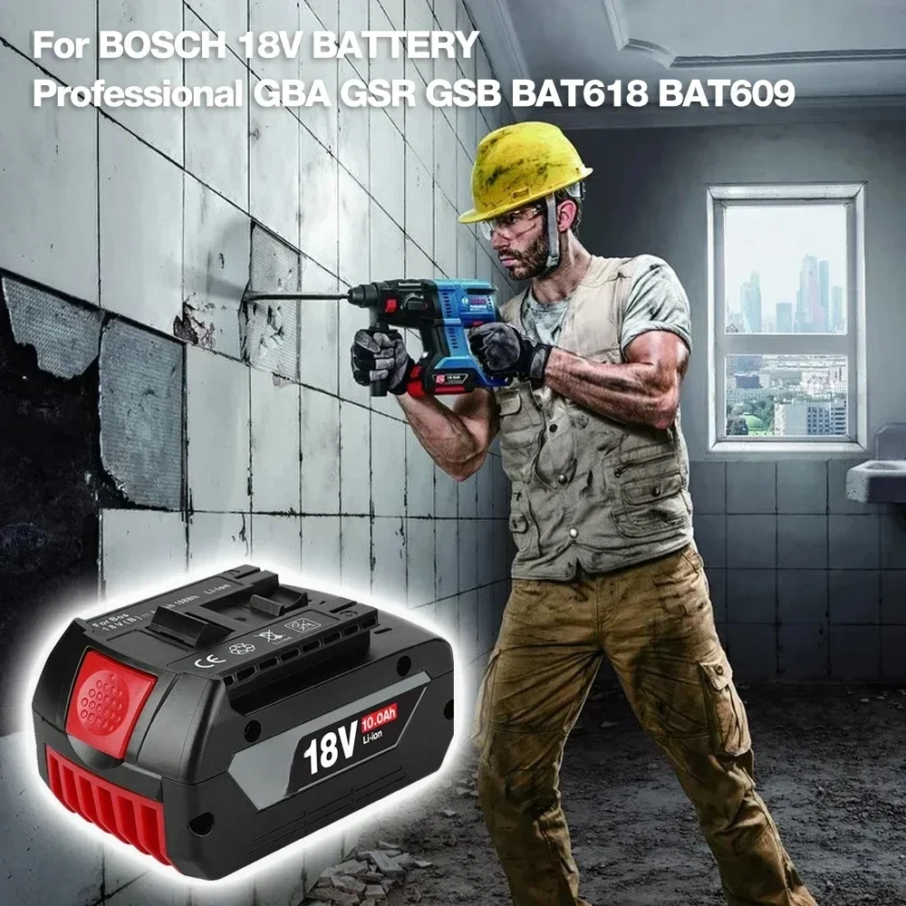 BAT609 18V 6,0/8,0/10Ah para batería de iones de litio recargable BOSCH para batería de respaldo Bosch - imagen 4