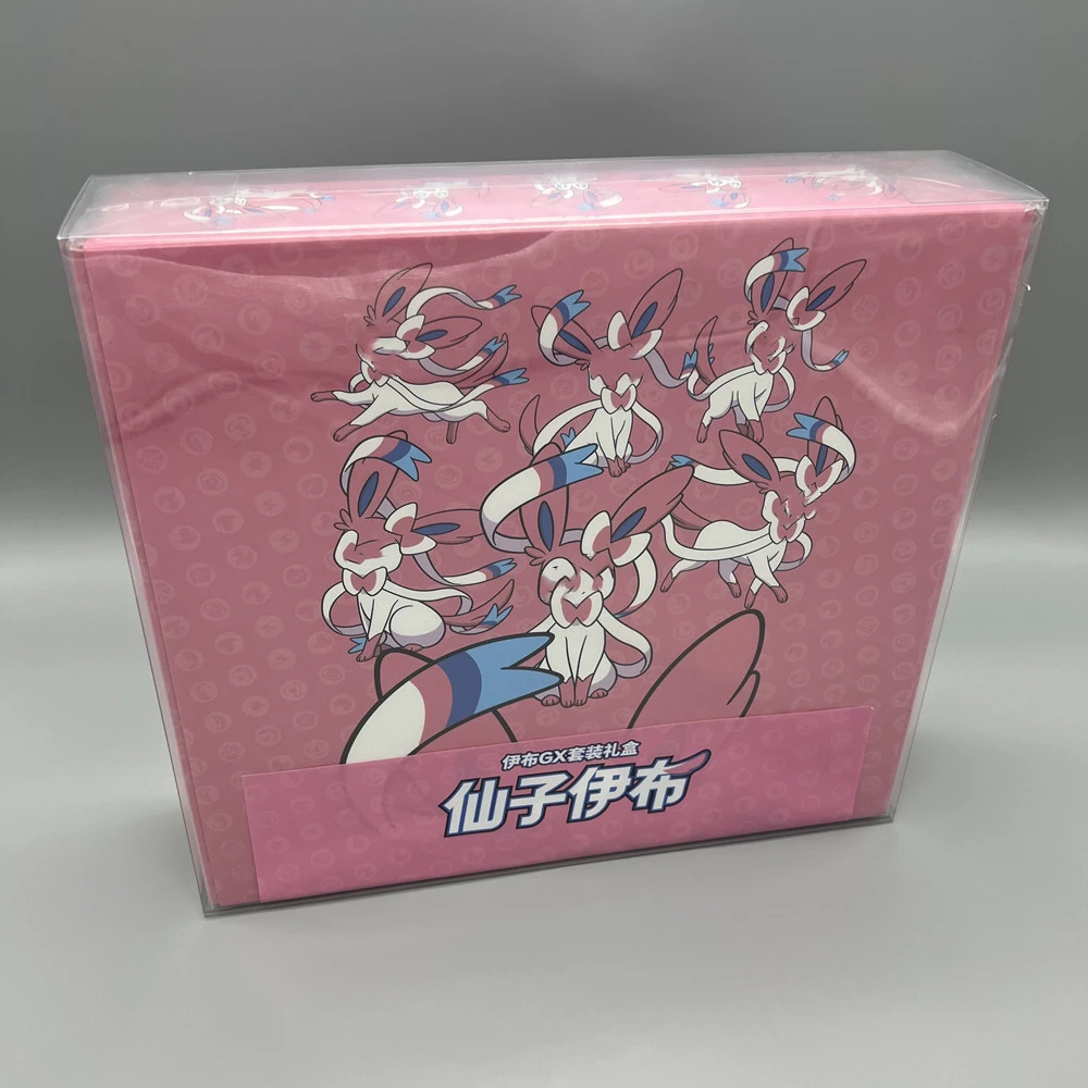 Protector de caja transparente PTCG para Sylveon GX, cajas de recolección, carcasa de juego de almacenamiento TEP, estuche de exposición transparente - imagen 3