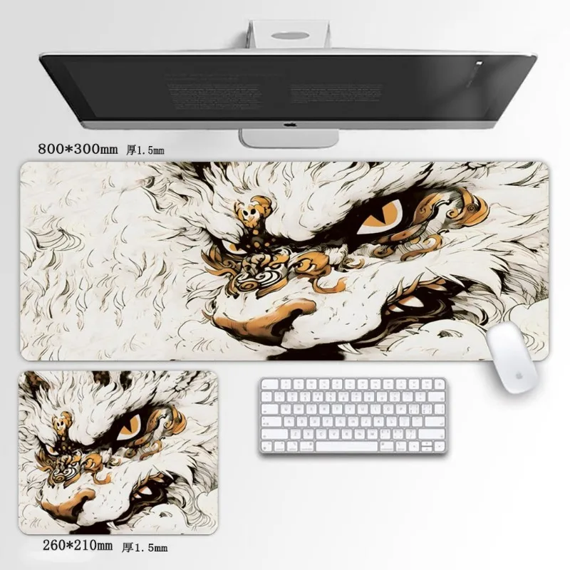 Alfombrilla de ratón mítica, alfombrilla de ordenador portátil femenina de Anime secundario, alfombrillas de teclado antideslizantes para juegos creativos, portátiles - imagen 2