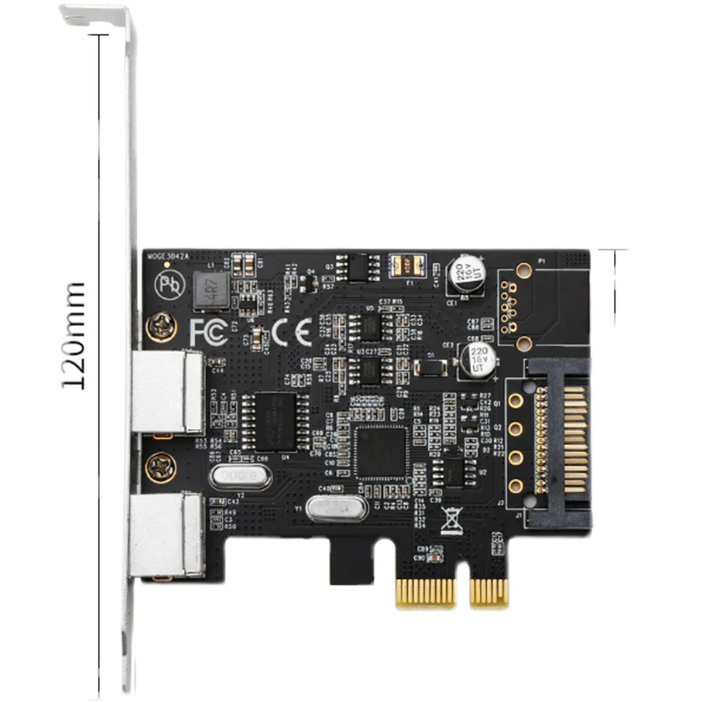 Tarjeta de expansión PCIe a PS/2 KIYUHOIY para teclado y ratón