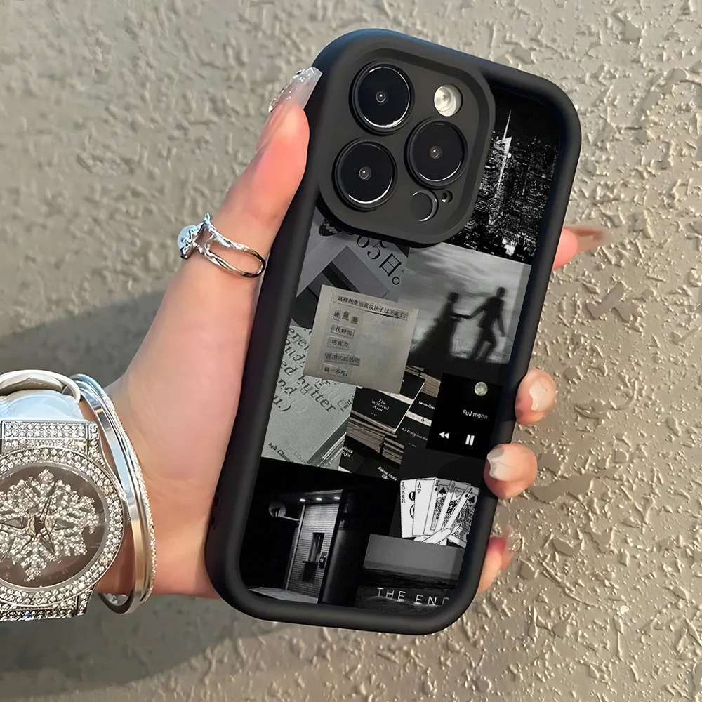 Funda de teléfono de Color sólido de silicona suave para iPhone 13 17 Pro Max 11 16 15 14 12 Air 16E 17promax 16promax Funda a prueba de golpes - imagen 4