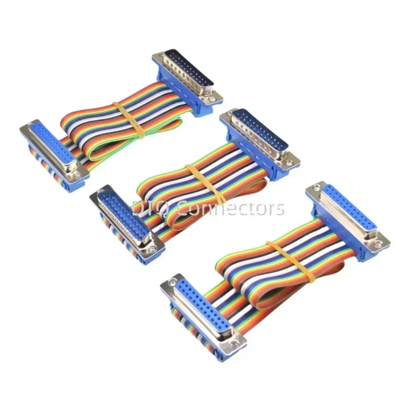 D-SUB DB9 DB15 DB25 DB37 DIDC 9 15 25 37Pin Cable macho hembra D-SUD adaptador de conector de puerto serie RS232 Cable de extensión COM