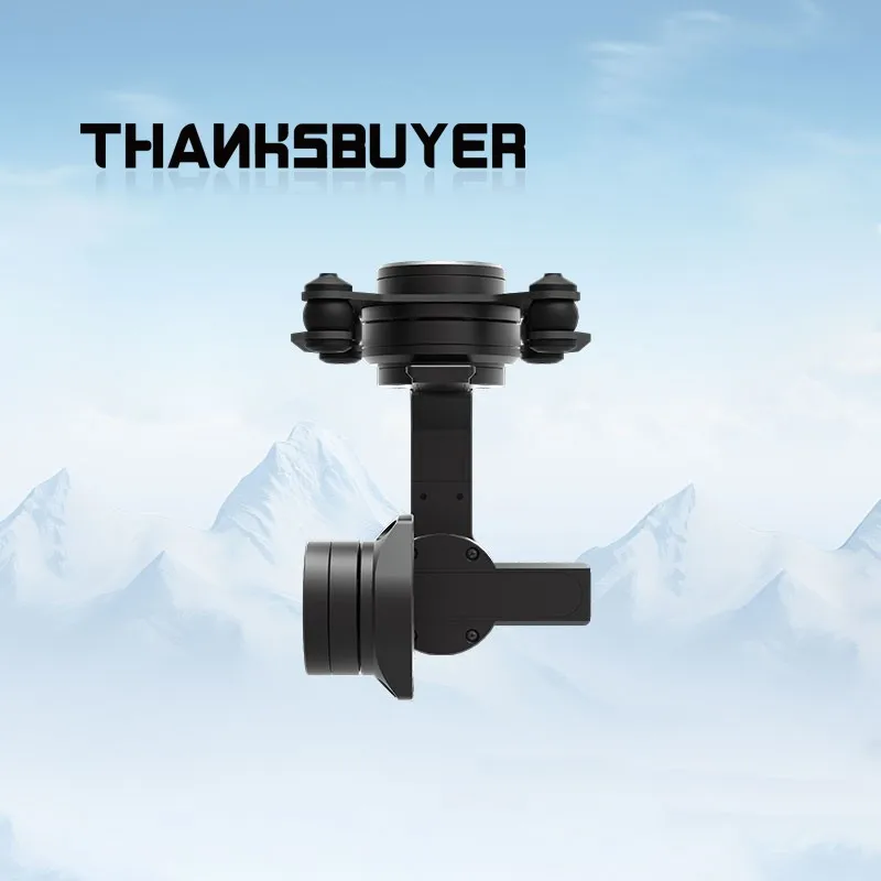 C-200T cardán FPV de 3 ejes 200g carga útil Motor sin escobillas de alto par estabilización mecánica ortogonal FPV PTZ - imagen 4