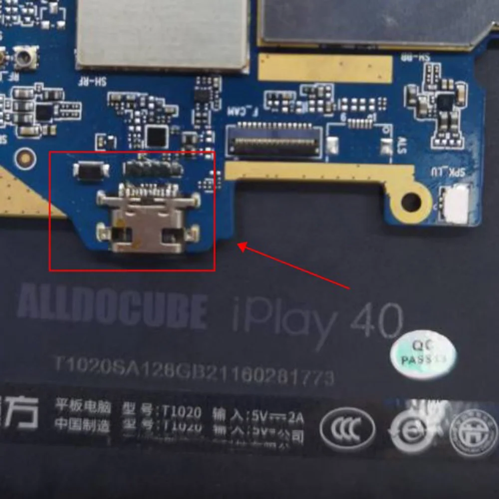 Conector USB 3,1 tipo C de 12 pines hembra, versión jack con pestaña SMT para puerto de carga Cube iPlay 40 tipo C, 2-20 piezas - imagen 5