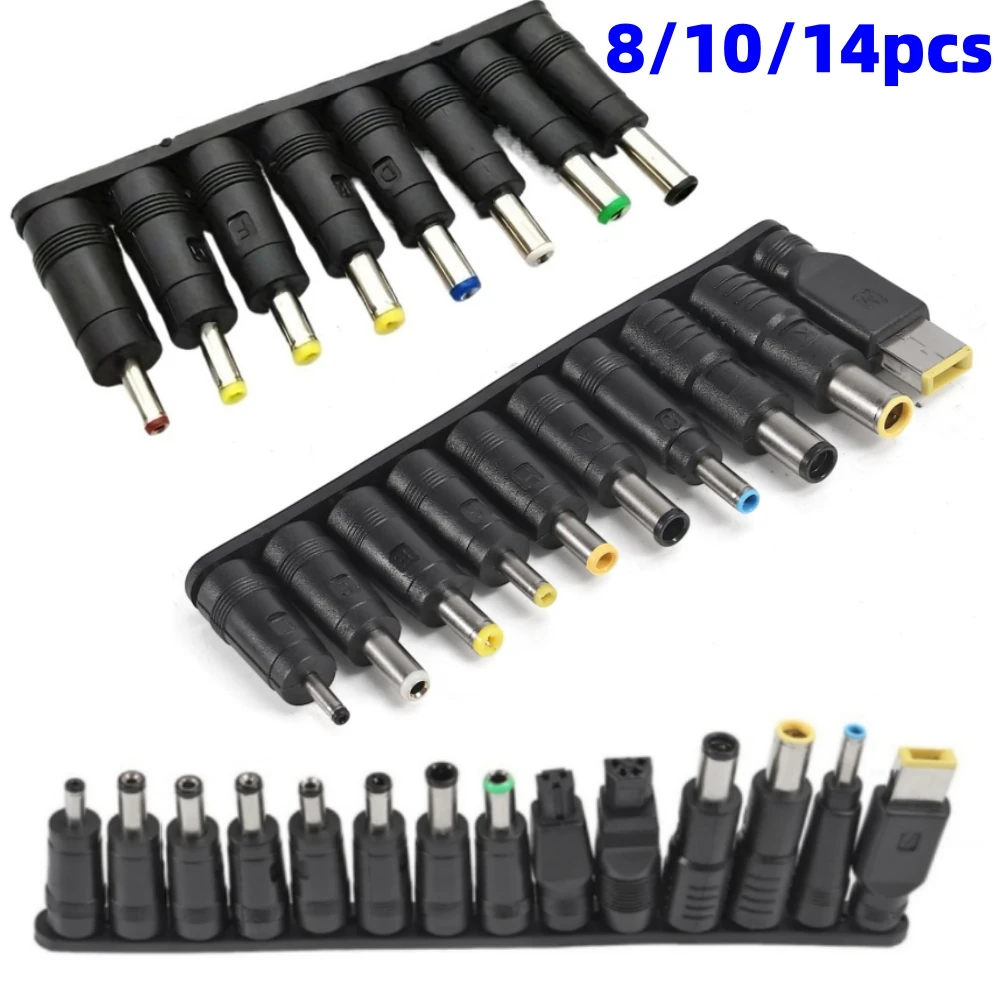 Conectores de adaptador de CC, adaptador de corriente de enchufe Jack de barril de CC, punta de adaptador hembra a macho de 5,5x2,1mm para Monitor, enrutador de cámara web y portátil