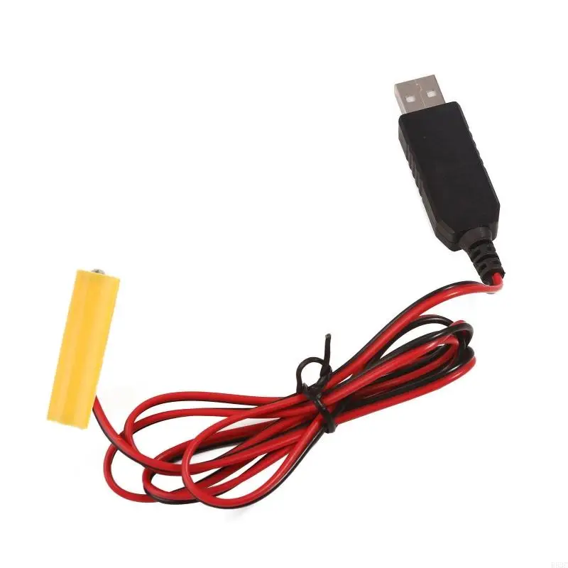 Cable de alimentación de batería simulada USB 5V 2A a 3V1A línea eliminadora de batería reemplazar 2 pilas AA LR6 de 1,5 V para control remoto de juguete - imagen 5
