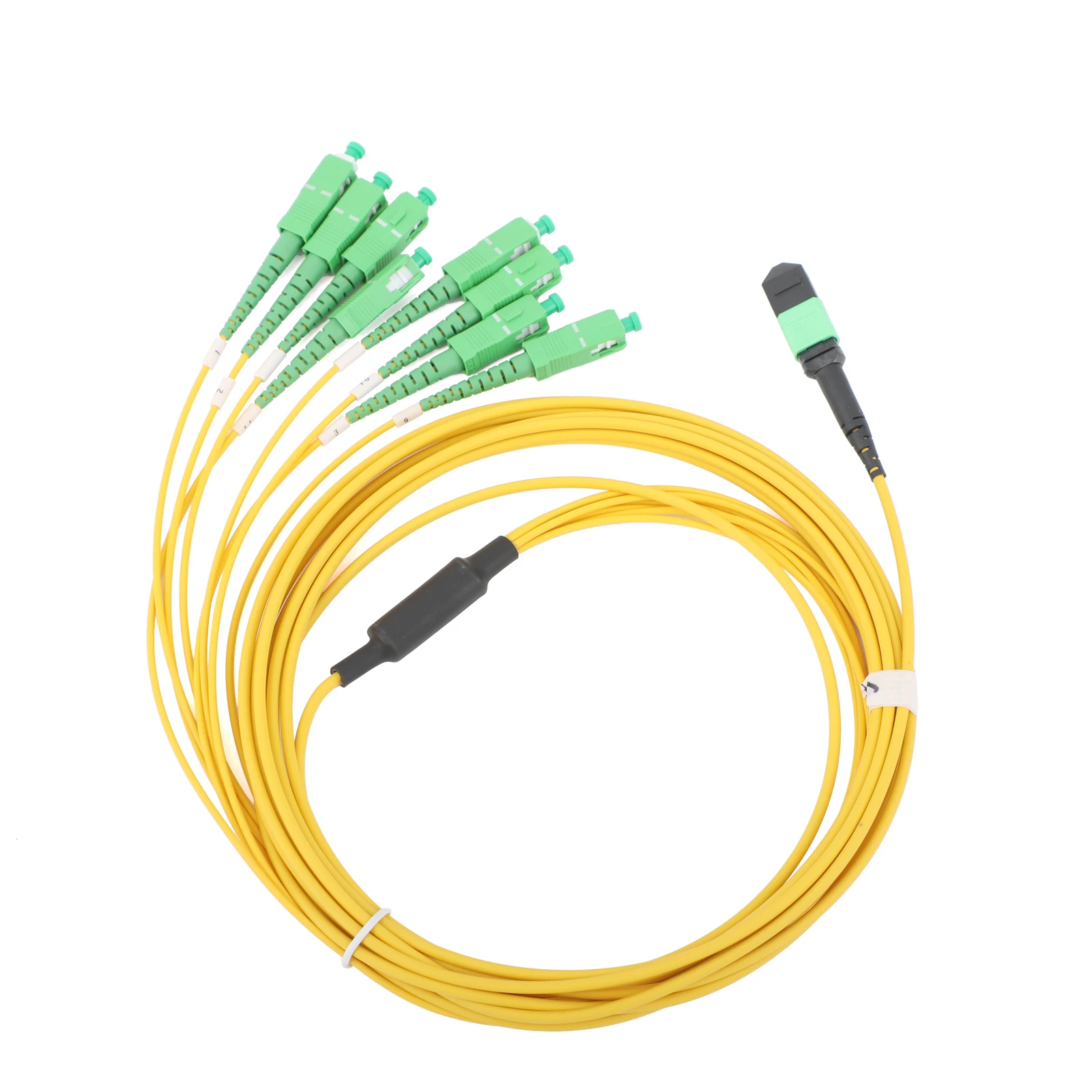 1 Uds. Cable de conexión de fibra óptica monomodo de 8 núcleos MPO/PC a 8SC/APC 1M/3M/5M/10M/15M/20M puentes SM para red de telecomunicaciones - imagen 3