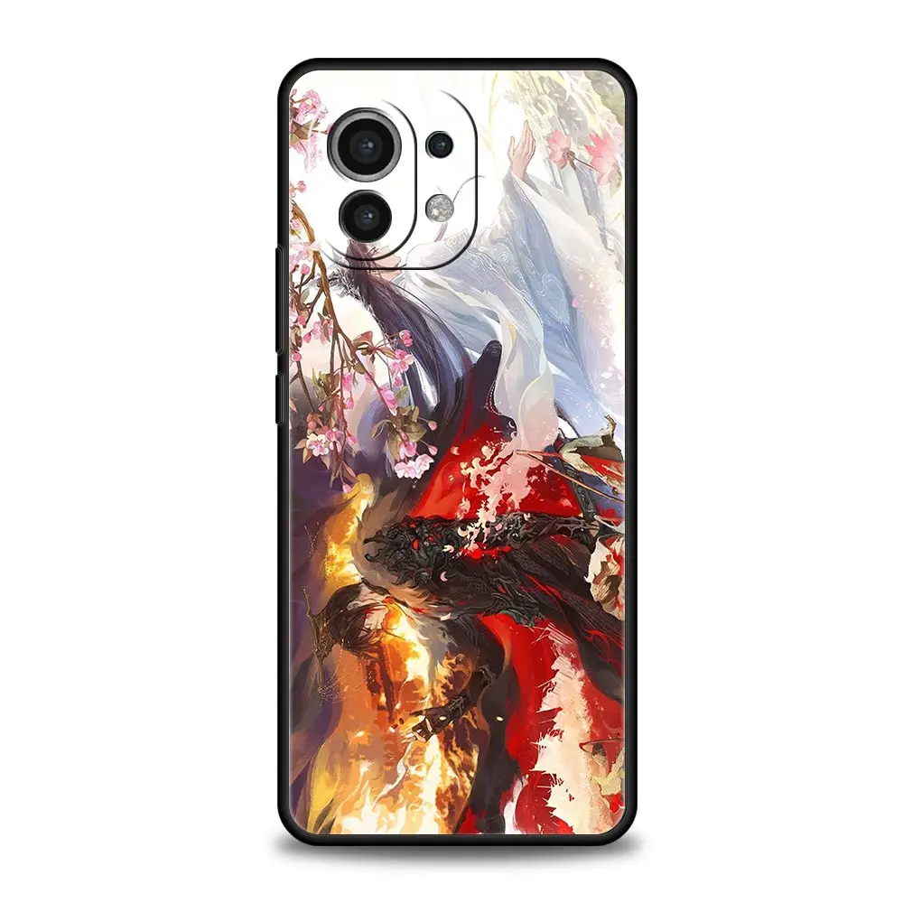 Funda de teléfono para Xiaomi Mi 14, 13, 12, 11 Lite, 13T, 12T, 11x, 11T, 10T, Pro, 9T, Note 10 Lite, cómic, Erha y su gato blanco maestro - imagen 5