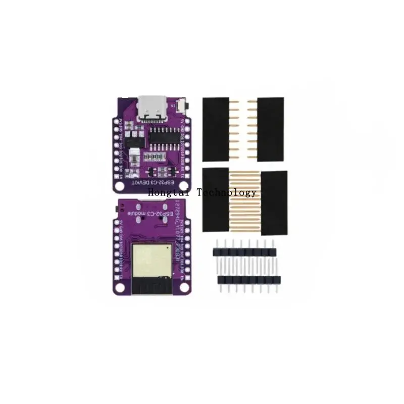 Placa de desarrollo MINI ESP32-C3 equipada con el módulo ESP32-C3-MINI-1-N4 Wifi Bluetooth BLE5.0 - imagen 2