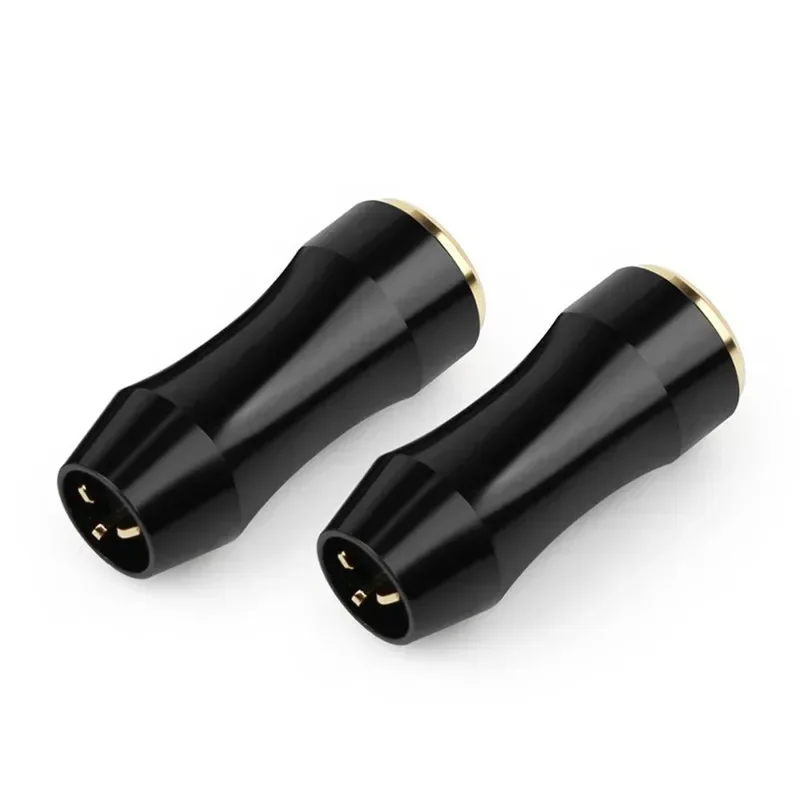 Conectores de audio Conector hembra de 3,5 mm y 2,5 mm Conector de auriculares de 3 polos Conector 2,5 3,5 Aleación de aluminio Electrónica de consumo Negro Plata - imagen 4