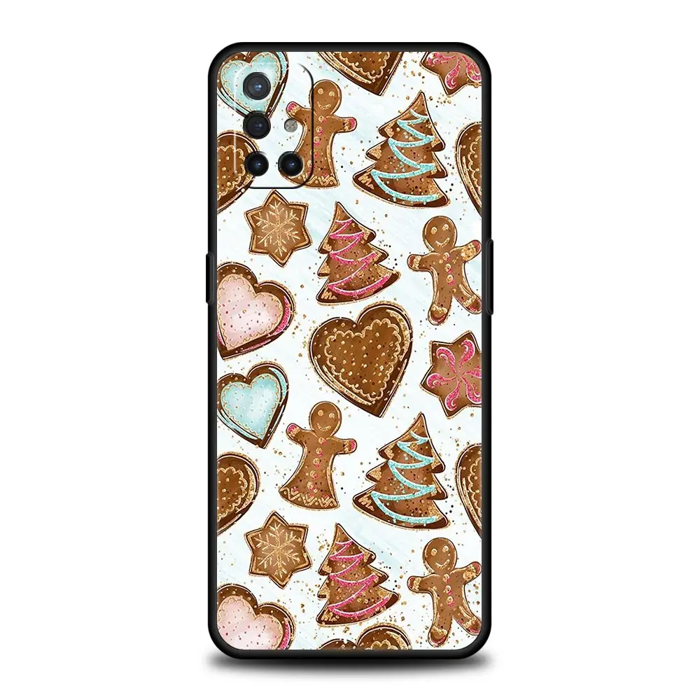 Funda de teléfono navideña de dibujos animados para OnePlus 13 12 11 10 9 8 7T Pro 13R 12R 10R 9RT 8T Nord N200 N30 2T CE 2 3 5G Lite funda suave - imagen 3