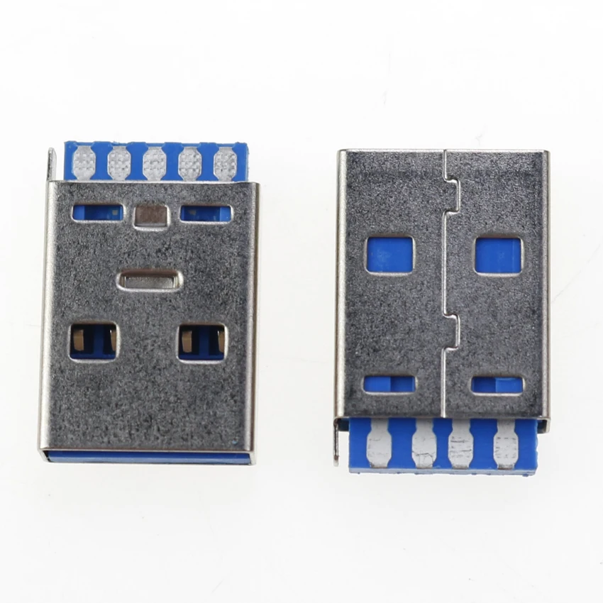 Cltgxddd 10 piezas USB 3,0 tipo A conector de enchufe macho transmisión de datos de alta velocidad 180 grados AM USB3.0 Jack toma de carga soldadura - imagen 5