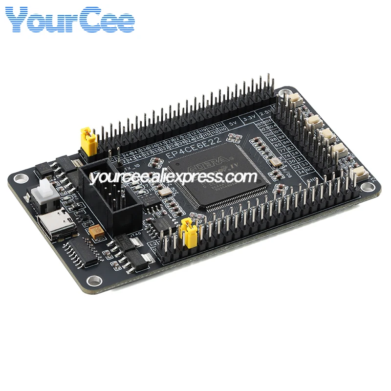 EP4CE6E22C8N FPGA EP4CE6E22 JTAG puerto de descarga RAM276480 bits sistema módulo de placa de desarrollo de aprendizaje central - imagen 2