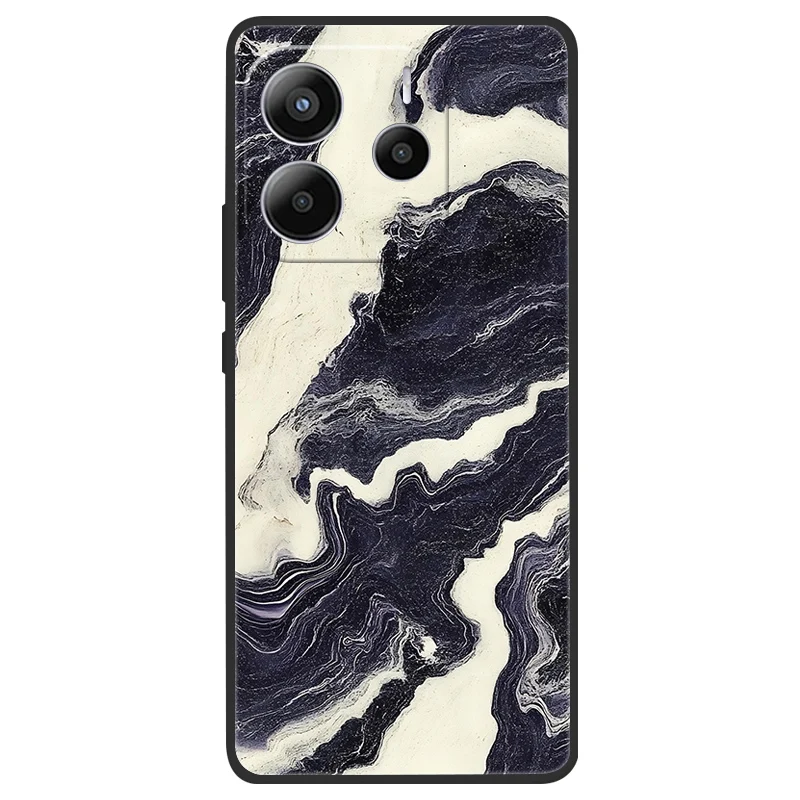 Para Xiaomi Redmi Note 14 5G Funda suave TPU mármol Funda de teléfono de silicona para Coque Redmi Note 14 5G Global Fundas parachoques negro Funda - imagen 5
