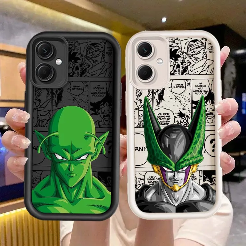 D-Dragon Ball Anime Art Cover para Redmi Note 14 13 12 11 13R 12R 12T 11T Pro Plus Eye Ladder funda de teléfono