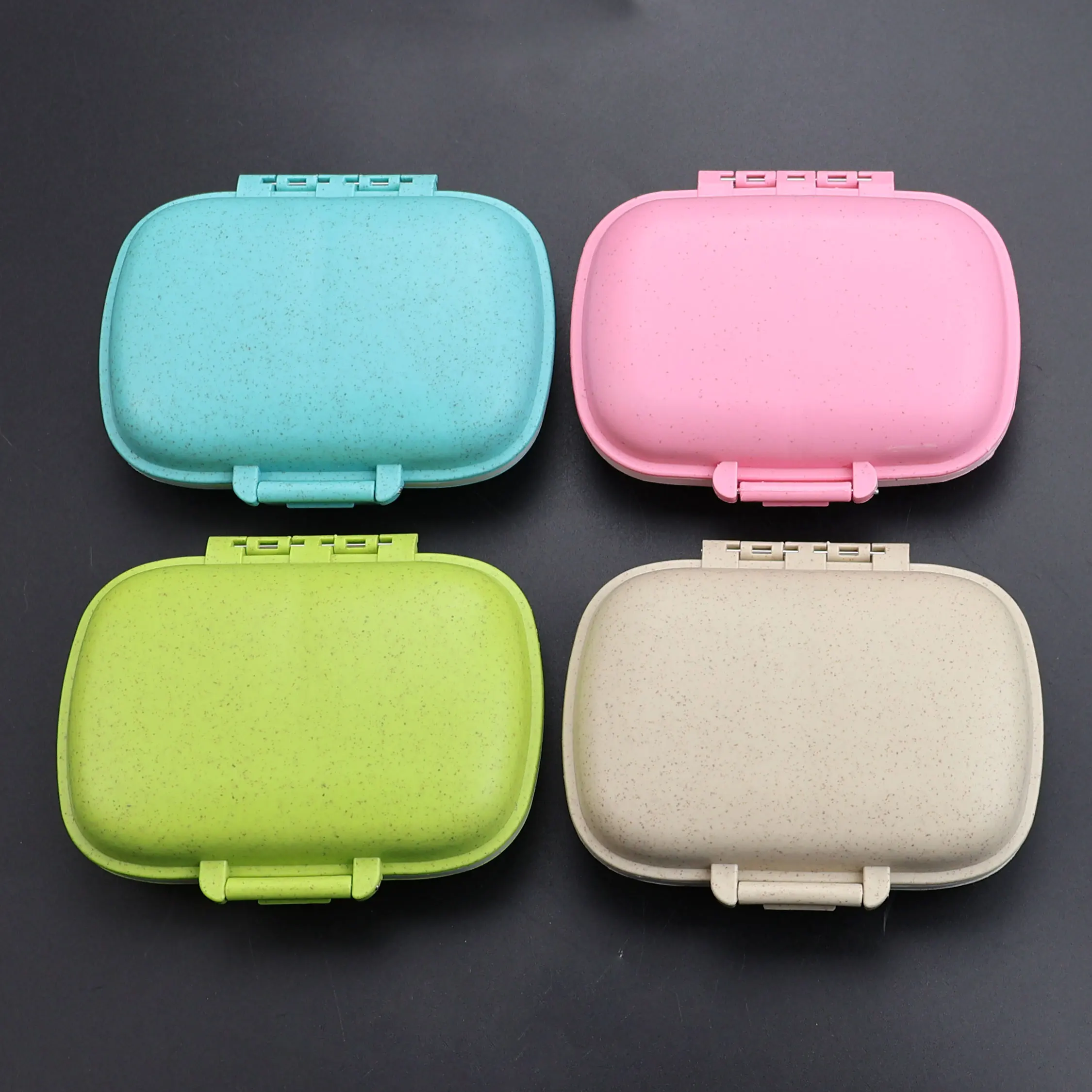 JCD-organizador de pastillas portátil, caja de almacenamiento de medicina semanal de 7 días, subcaja de embalaje sellada de viaje para vitaminas, medicina, aceites de pescado - imagen 5