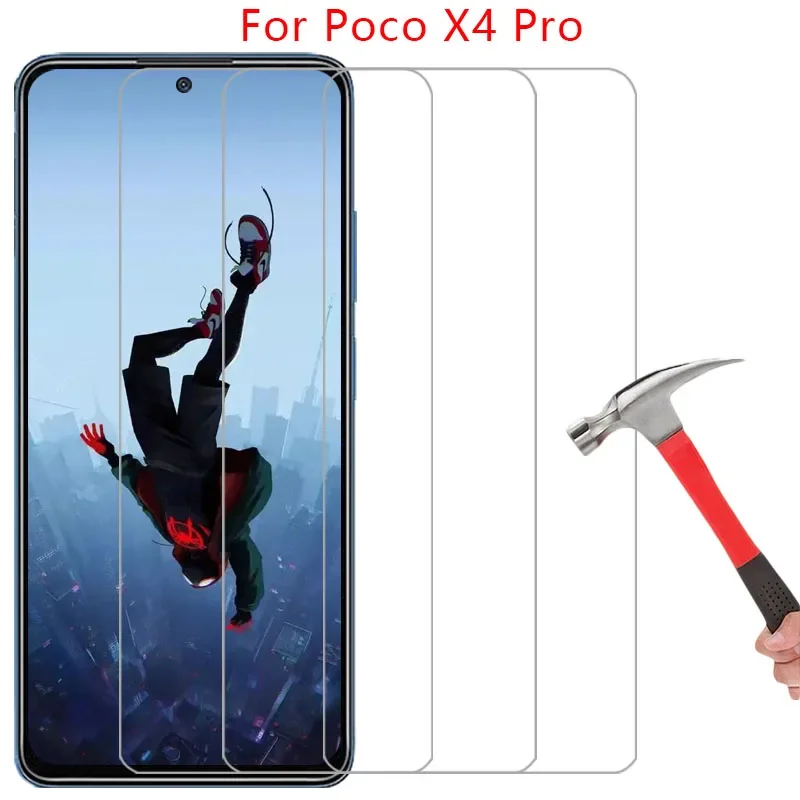 Funda de teléfono para xiaomi poco x4 pro vidrio templado en pocox4 x 4 4x x4pro pocox4pro 4g 5g contraportada 360 poc pco procase 5 g pro5g