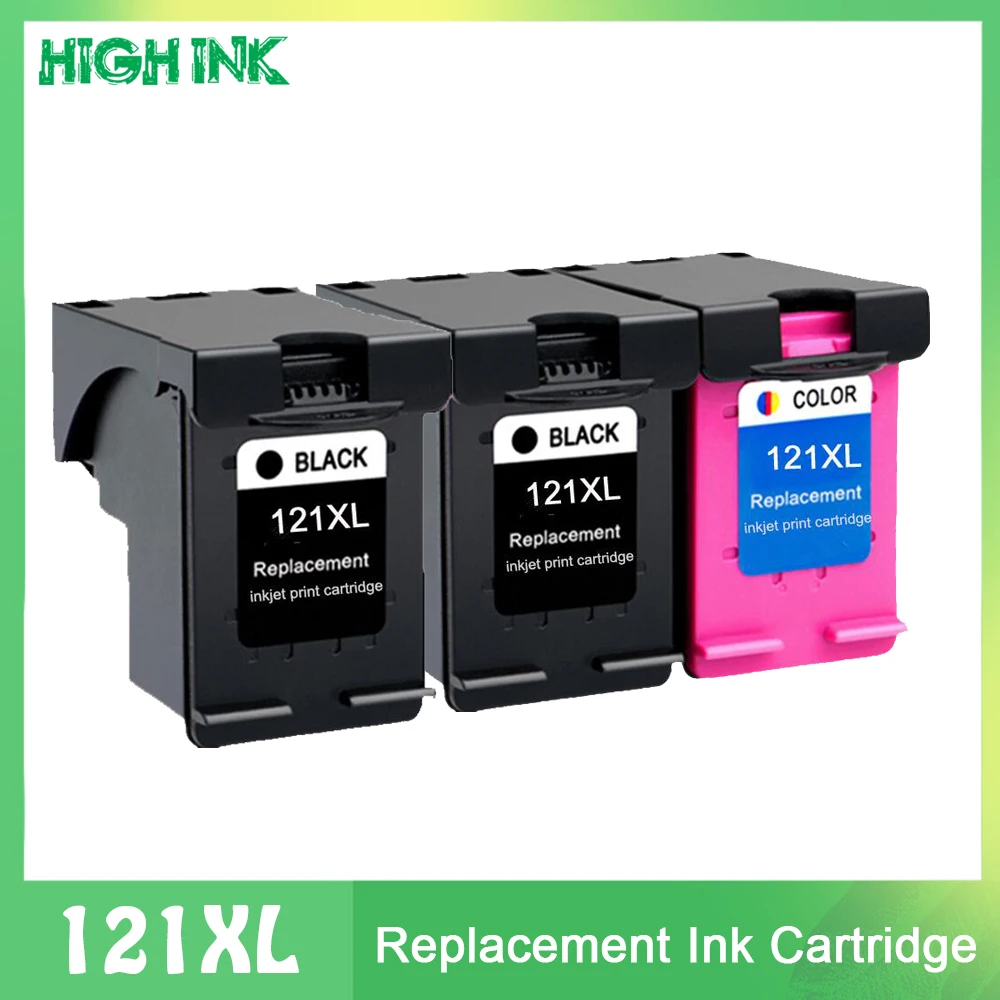 Cartucho de tinta de Color para impresora HP, recambio de tinta Compatible con Deskjet D2563, F4283, F2423, F2483, 121, 2493 XL, 4213