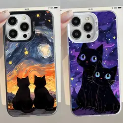 Funda Blanda iPhone 11-16 y 16e – Gato Van Gogh