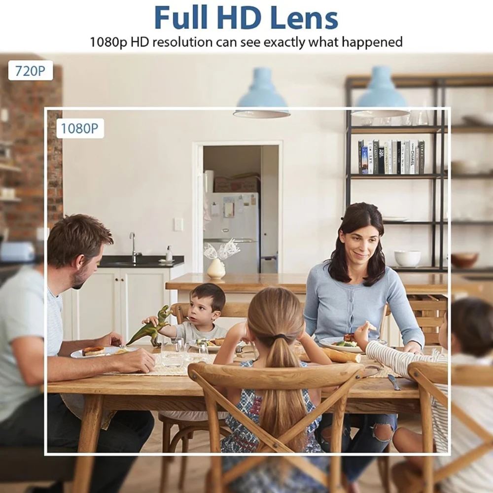 Mini cámara HD WiFi de 1080P, módulo DIY, monitoreo remoto, grabadora de vídeo, detección de movimiento, vigilancia de seguridad para el hogar, videocámara P2P - imagen 3