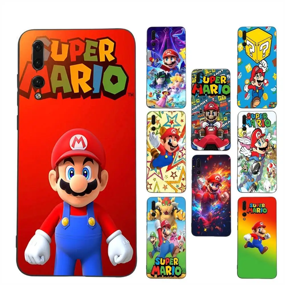 Funda de teléfono de dibujos animados de Anime Supers m-marios para Huawei P 8 9 10 20 30 40 50 Pro Lite Psmart Honor 10 lite 70 Mate 20lite