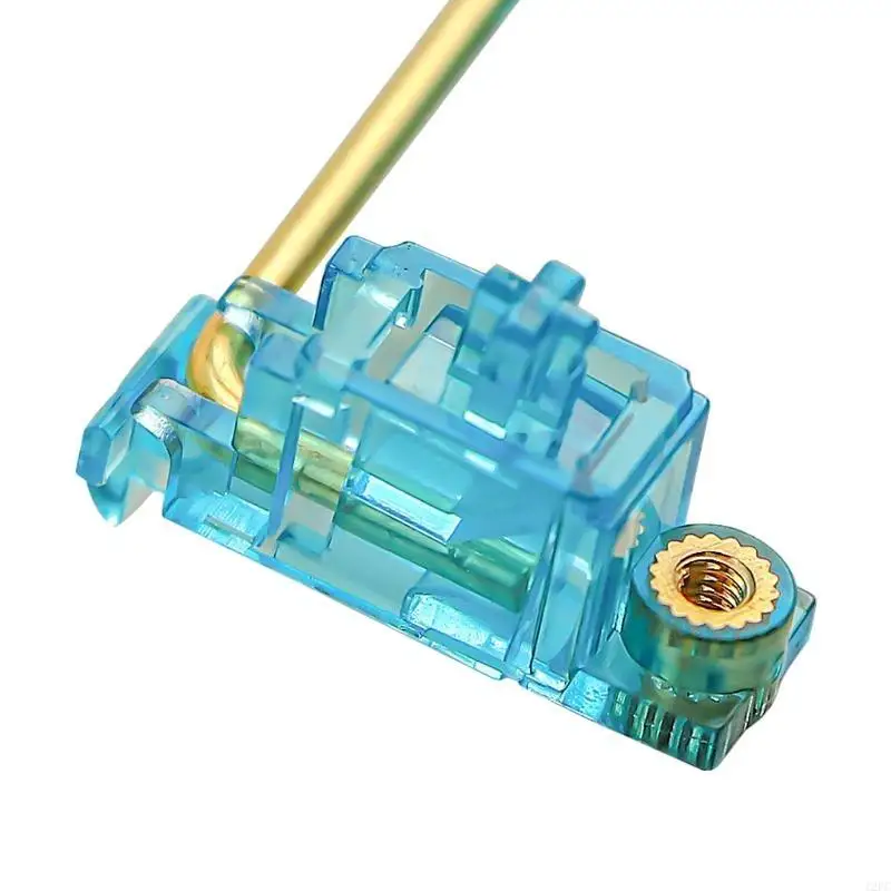 12pc V2 Tornillo tornillo Estabilizadores Gold oro amarillo transparente con diseño especial sin cable - imagen 2