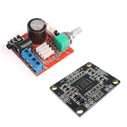 PAM8610 10W/15W Placa amplificadora de audio estéreo digital de doble canal AMP Clase D 12V D Módulo amplificador portátil digital