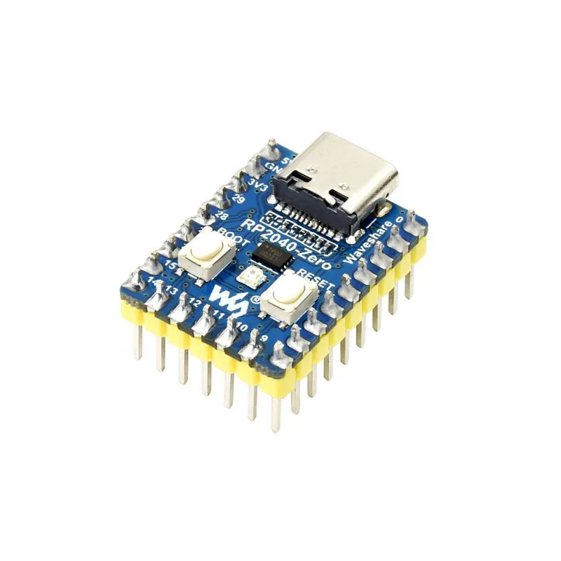 Conector de RP2040-Zero de placa de USB-C, procesador Arm Cortex M0 + de doble núcleo, Flash de 2MB para microcontrolador Raspberry Pi PICO - imagen 4