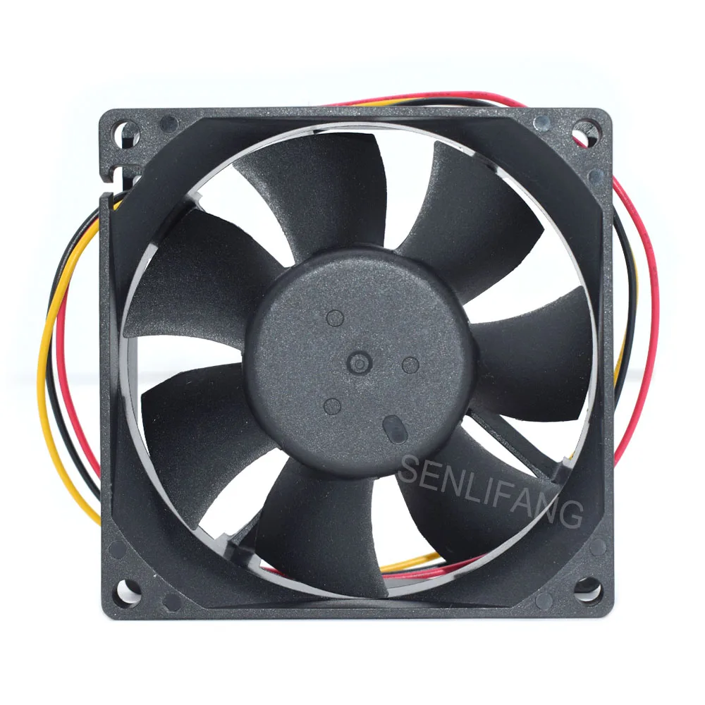 Ventilador de refrigeración de servidor de 3 pines EFC-08E12W-EF07 DC12V 0.70A - imagen 3