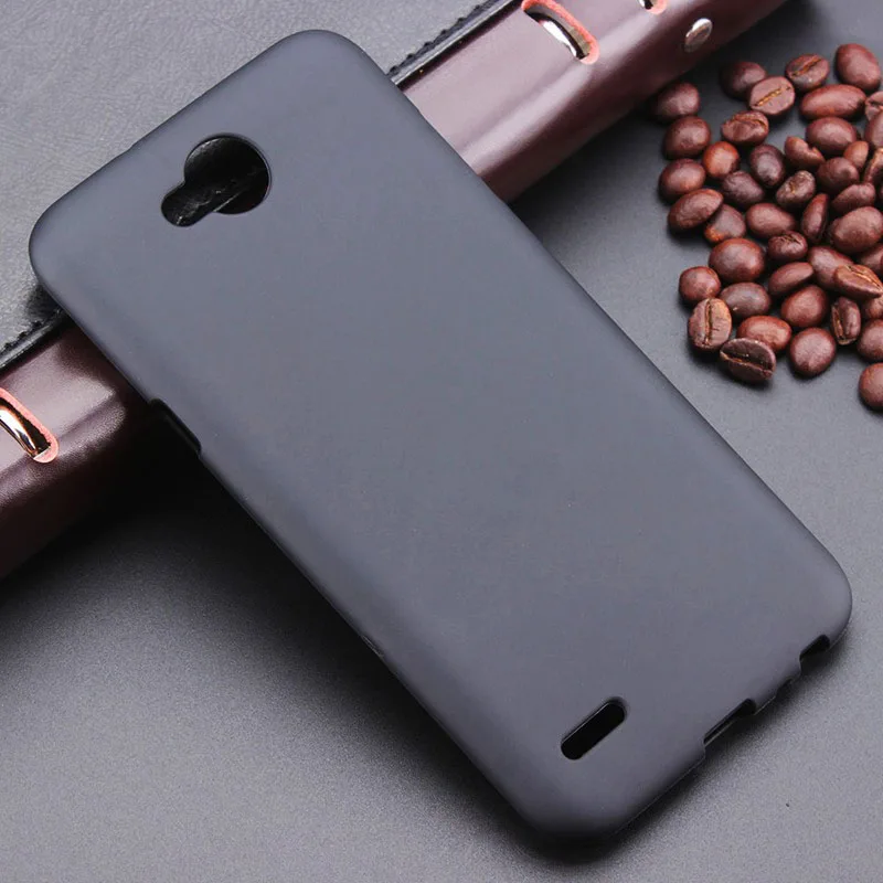 Funda trasera suave delgada de Gel TPU negro para LG X power2 Xpower2 / K10 Power X500 / X Charge 5,5 "bolsa de silicona de goma para teléfono