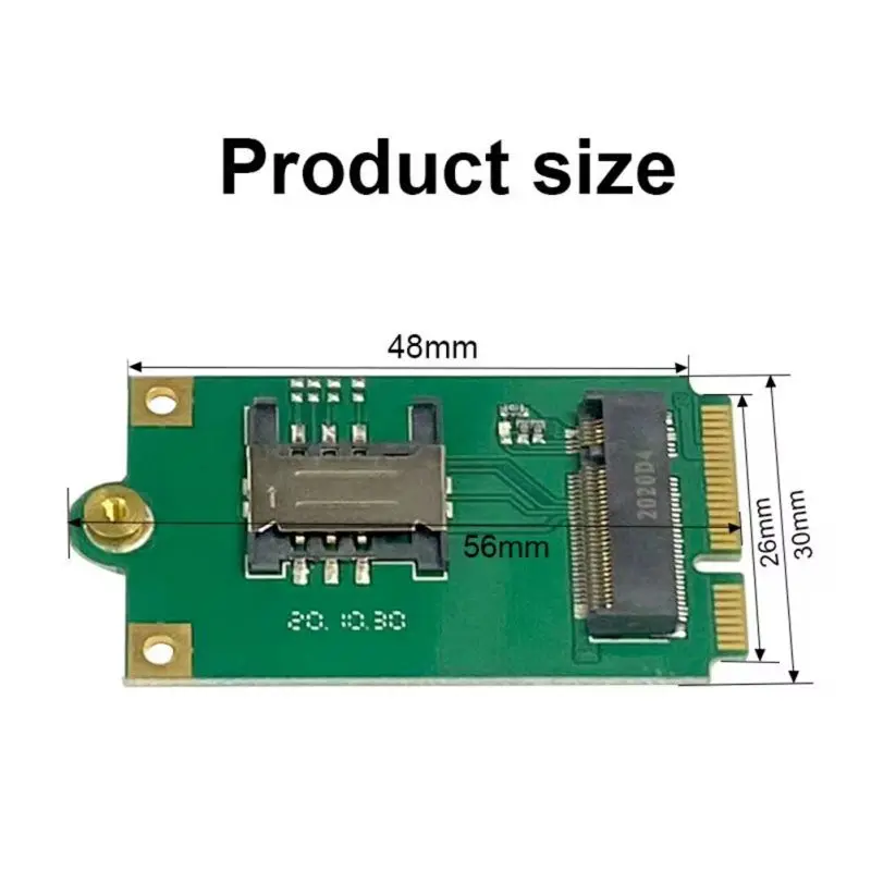 Adaptador NGFF M.2 a Mini Pcie, ranura para tarjeta SIM para módulo 3G 4G L850-GL L860-GL L860-GL-16 EM7455 EM7305 EM120R-GL EM160R-GL T99W17 - imagen 3