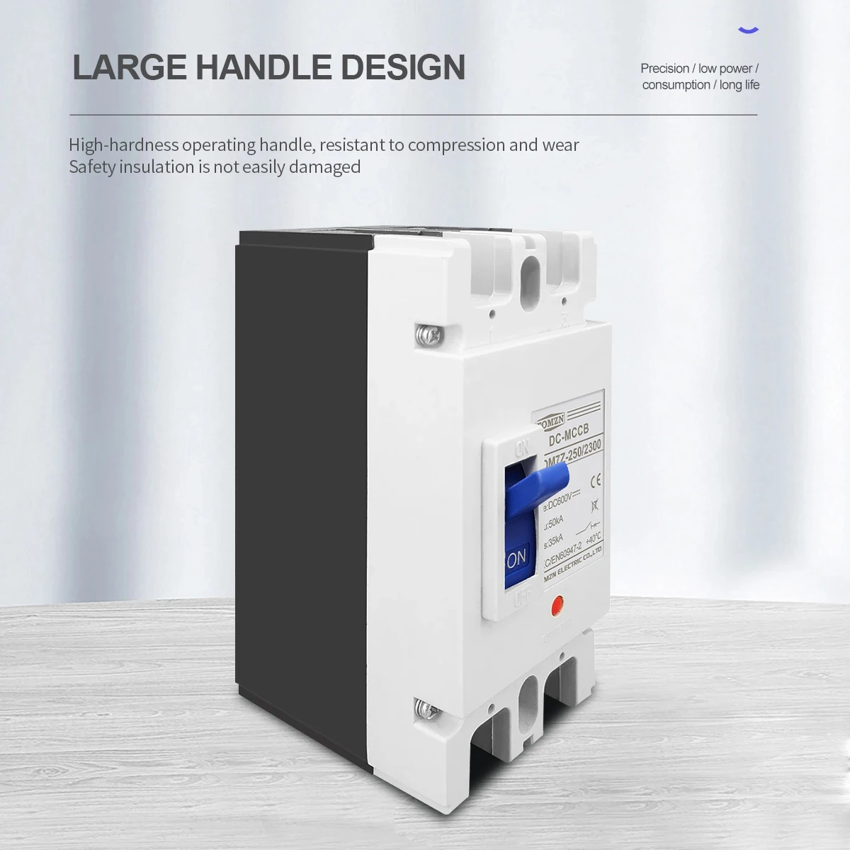 TOMZN 2P DC 600V DC caja moldeada Solar disyuntor MCCB protección contra sobrecarga Protector de interruptor para Solar fotovoltaico PV - imagen 5
