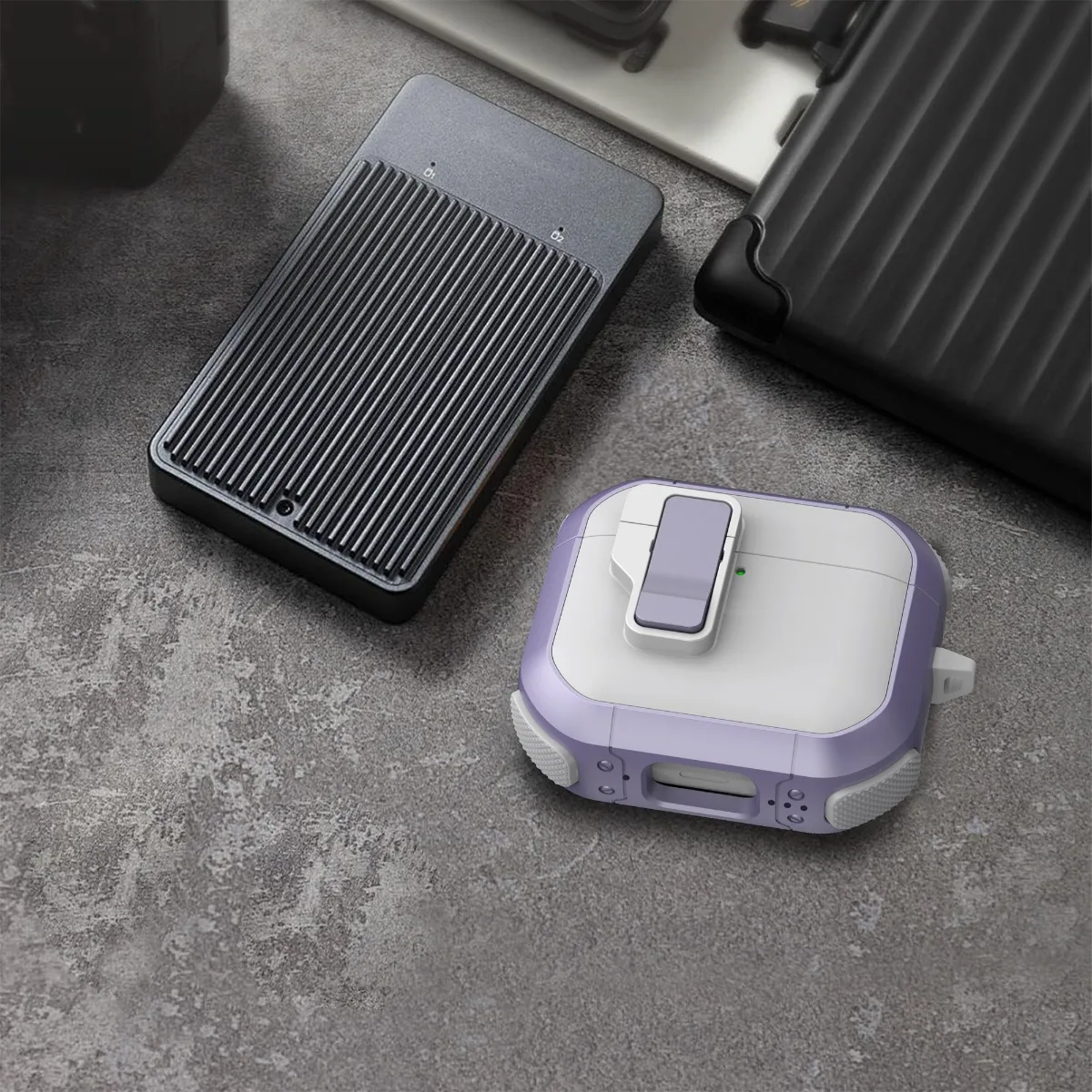 Funda con apertura de tapa magnética para AirPods 4, carcasa de bloqueo seguro, auriculares inalámbricos con Bluetooth para AirPods 1, 2, 3 Pro o Pro 2 - imagen 3