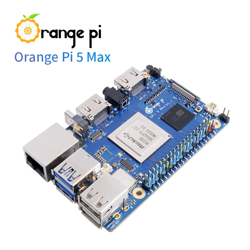 Placa de desarrollo Orange Pi 5 Max 8GB 16GB RAM Rockchip RK3588 M.2 PCIE 2,5G LAN WiFi6 + BT5 caja opcional fuente de alimentación EMMC - imagen 5