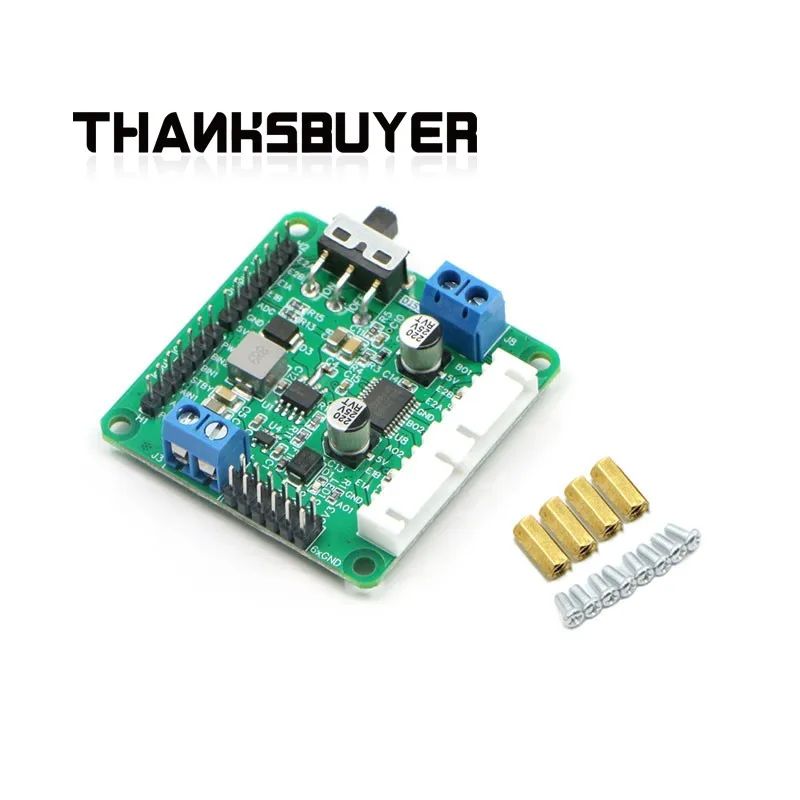 D24A /D153C TB6612 Módulo controlador de motor CC D157B AT8236 de 2 canales/4 canales con regulador de voltaje y cabezales de pines presoldados