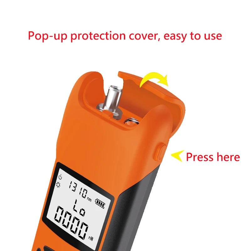 Medidor de Potencia Óptica G10 FTTH OPM Batería Recargable FC/SC/ST - imagen 2