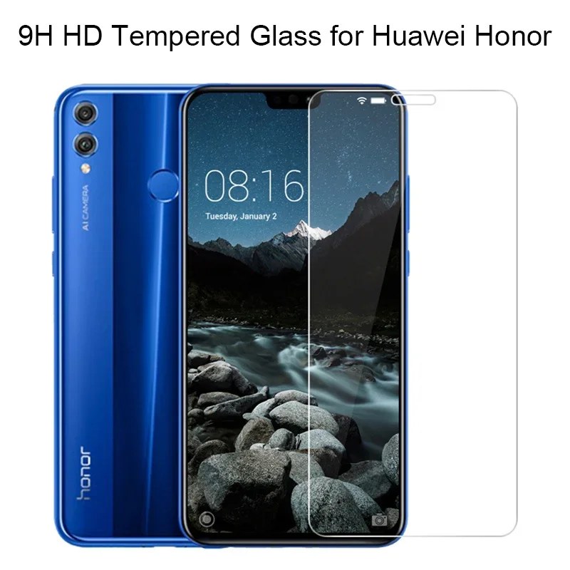 Protector de pantalla de vidrio templado para teléfono Huawei Honor 8X, 9X, 7X, 6X, 9S, 8S, 7S, 10X Lite, X10, 5G - imagen 5