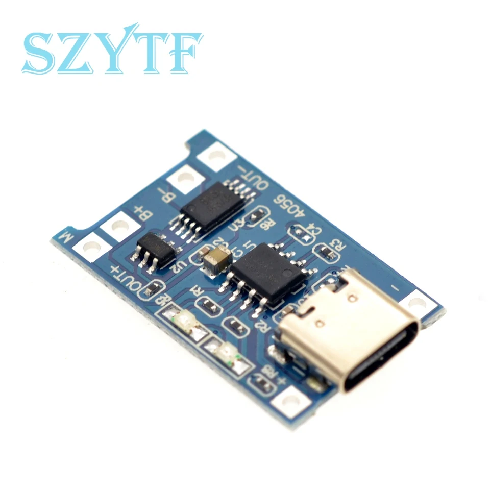 10 Uds TP4056 1A módulo de placa de carga de batería de litio TYPE-C interfaz USB protección de carga dos en uno - imagen 4