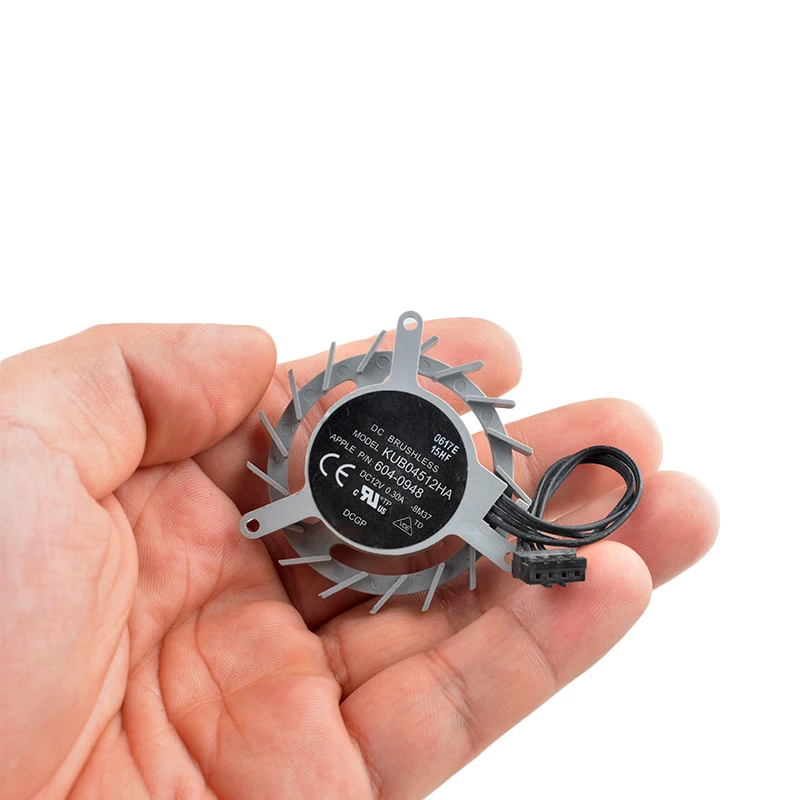 KUB04512HA 45mm de diámetro espacio entre orificios 39mm DC12V ventilador de refrigeración de tarjeta gráfica de 4 pines para Mac Pro A1289 GT120 tarjeta gráfica A1310 - imagen 5