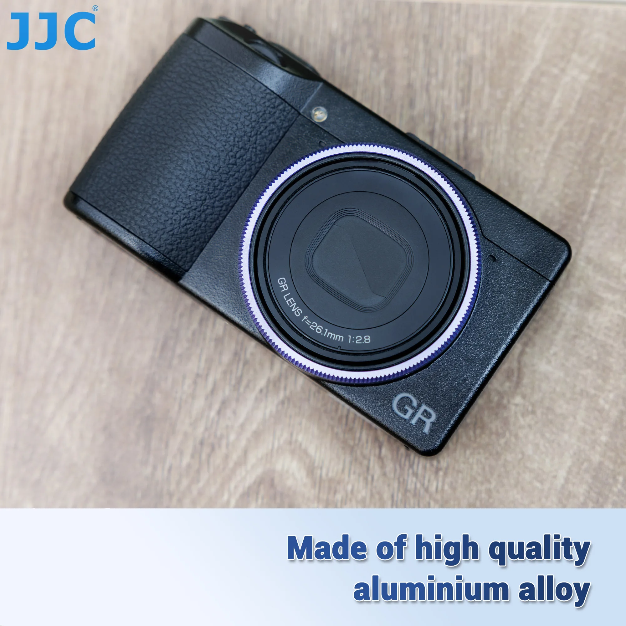 JJC tapa de anillo decorativa de Metal para Ricoh GR III GR III HDF GR3 GR3 HDF accesorios de cámara reemplaza el adaptador de anillo de lente Ricoh GN-1 - imagen 5