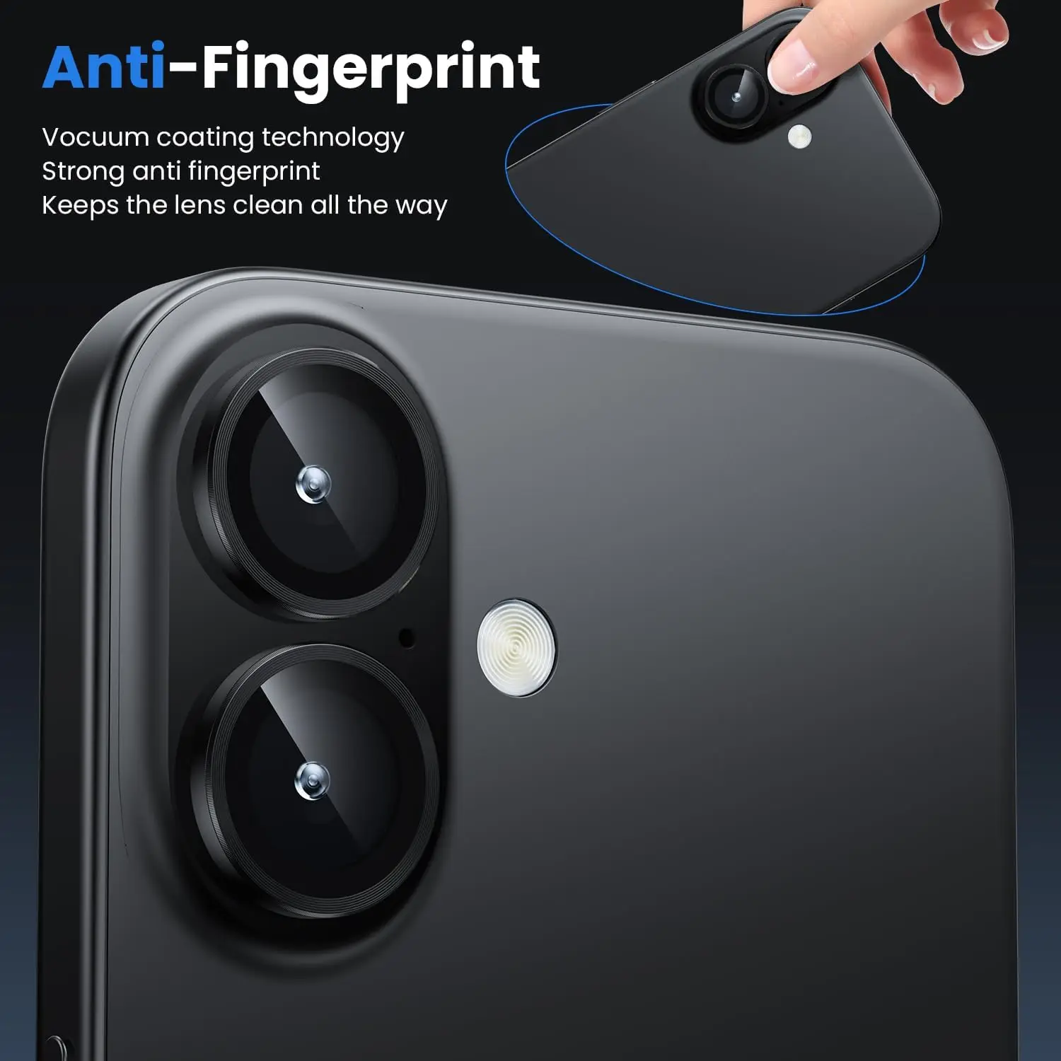 Cubierta protectora de lente de cámara de vidrio templado para iPhone 16 Pro Max 15 Plus 14 13 Mini 12 11 accesorios de película protectora - imagen 4