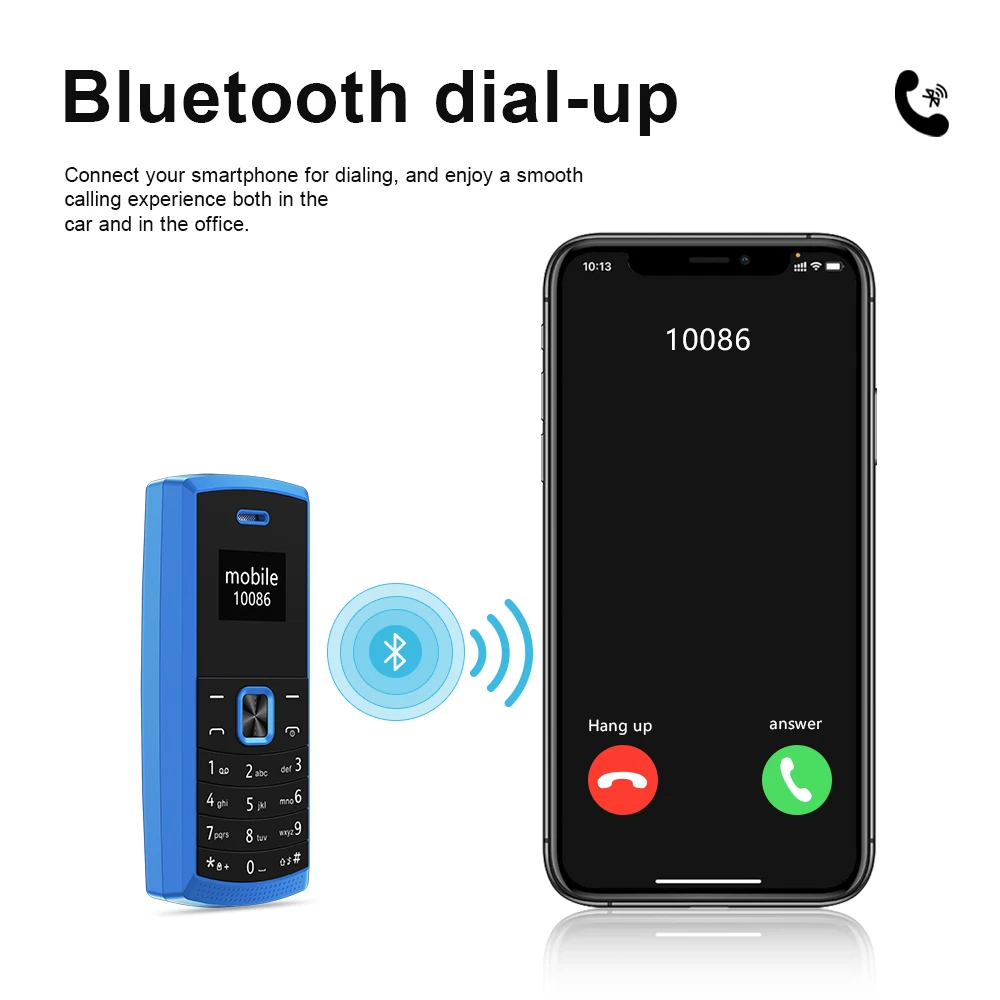 SERVO BM01 El teléfono móvil más pequeño 2 SIM en espera Voz mágica Velocidad Dial Bluetooth Grabación de llamadas Mini función de respaldo Teléfono - imagen 5