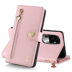 Funda Cuero OPPO Serie A con Cartera y Cierre Cremallera