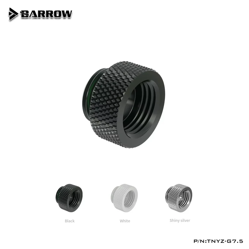 Accesorio extensor de refrigeración por agua para PC Barrow, pieza de conexión de tubo duro G1/4 ''M-F, extensión de 7,5mm, 10mm, 15mm, 20mm, 30mm, 40mm opcional - imagen 3