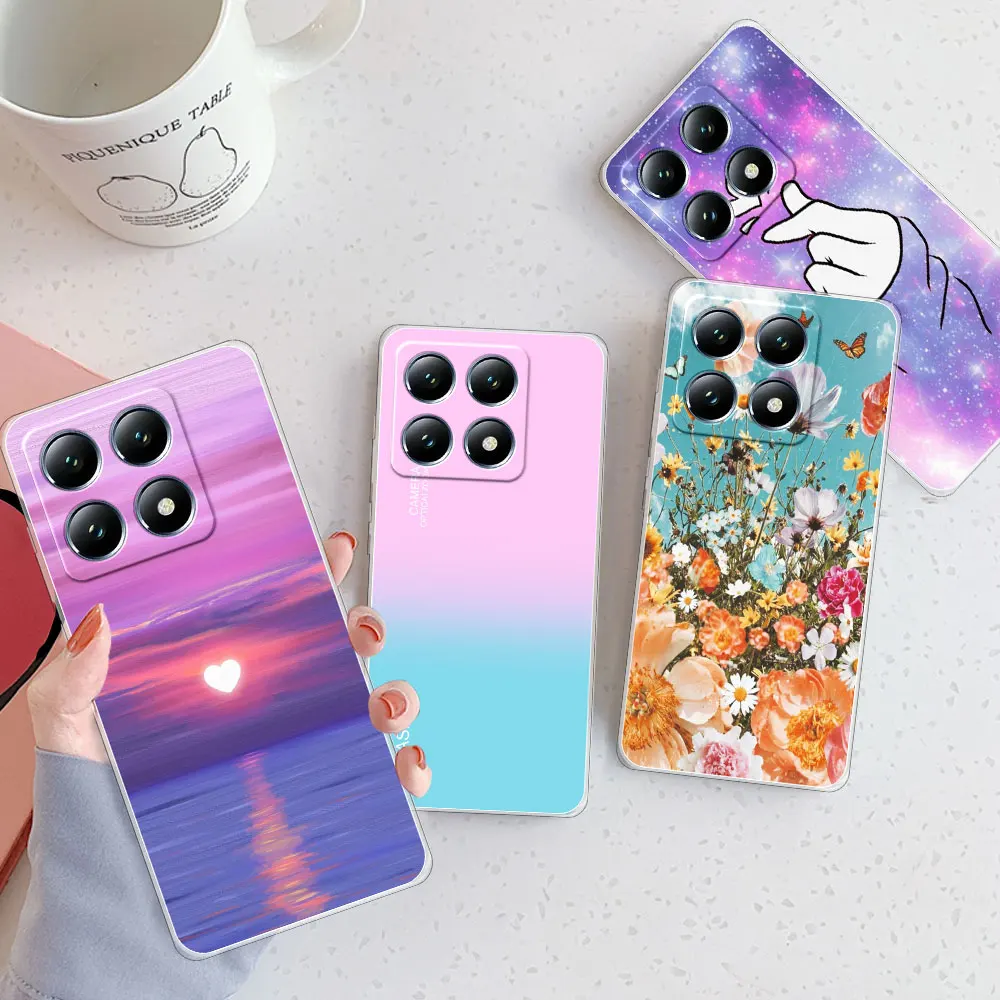 Funda para Xiaomi 14T Pro 5G 2024, carcasa a prueba de golpes, de silicona suave y transparente, Mi14T - imagen 3