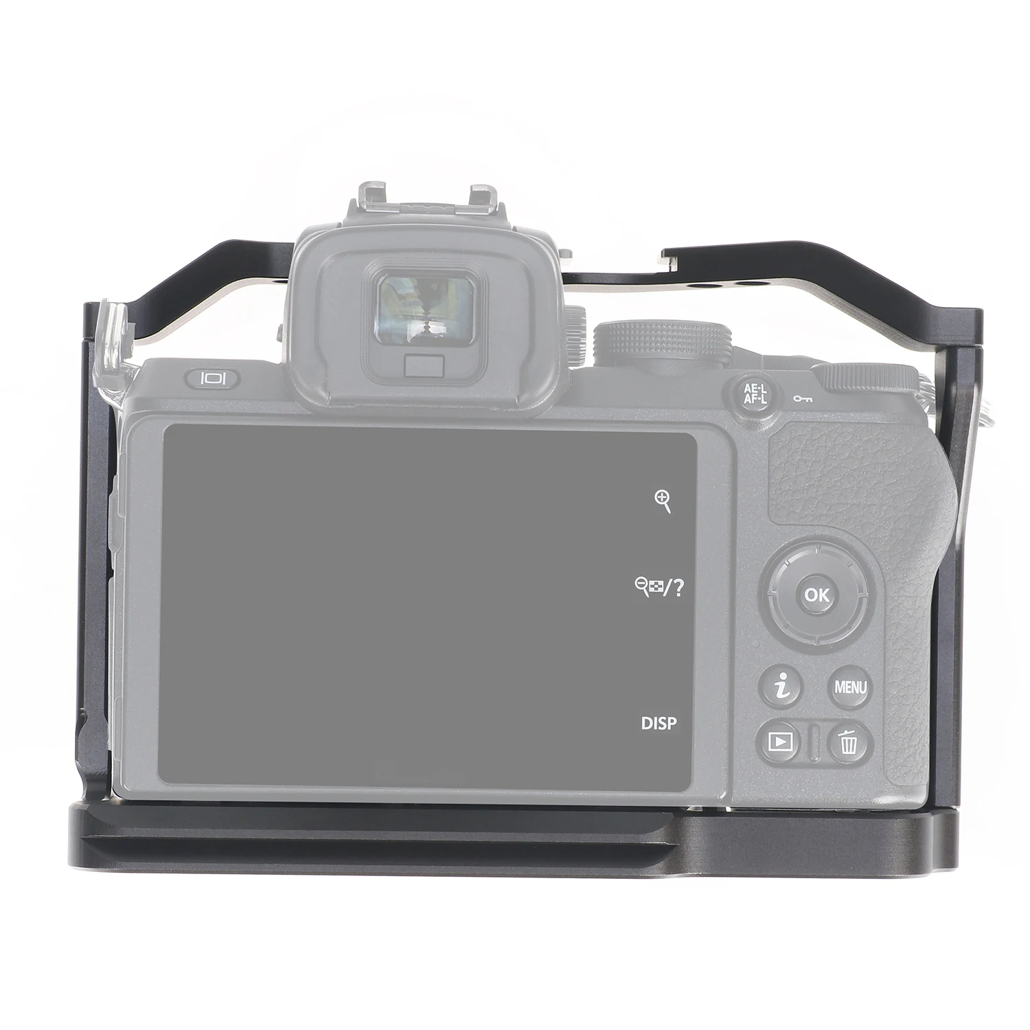 Jaula de cámara para Nikon Z50, marco de expansión, funda de conejo, mango de Disparo Vertical de aleación de aluminio - imagen 2