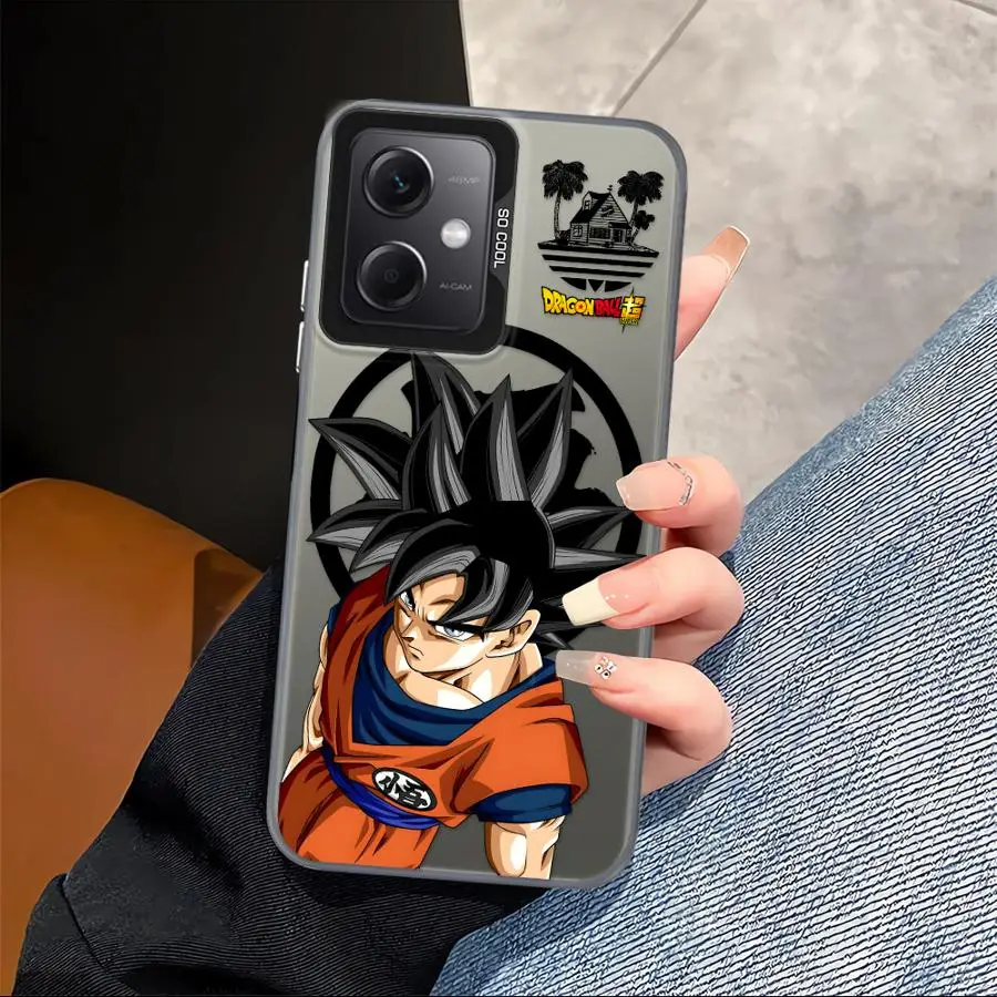 Funda con logotipo de Dragon Ball Black Goku para Xiaomi Redmi Note 14 Pro Plus 10Lite 9s 10s 12s 11s 13 12 11 funda trasera para teléfono - imagen 3